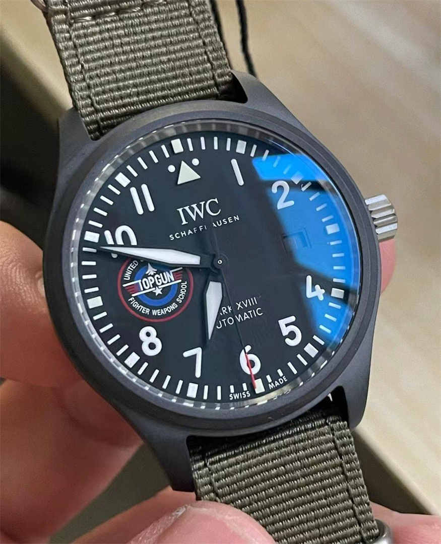 V7 Factory IWC IW324712 Replica – Ceramic Pilot Mark XVIII SFTI-Style 41 mm Auto Watch