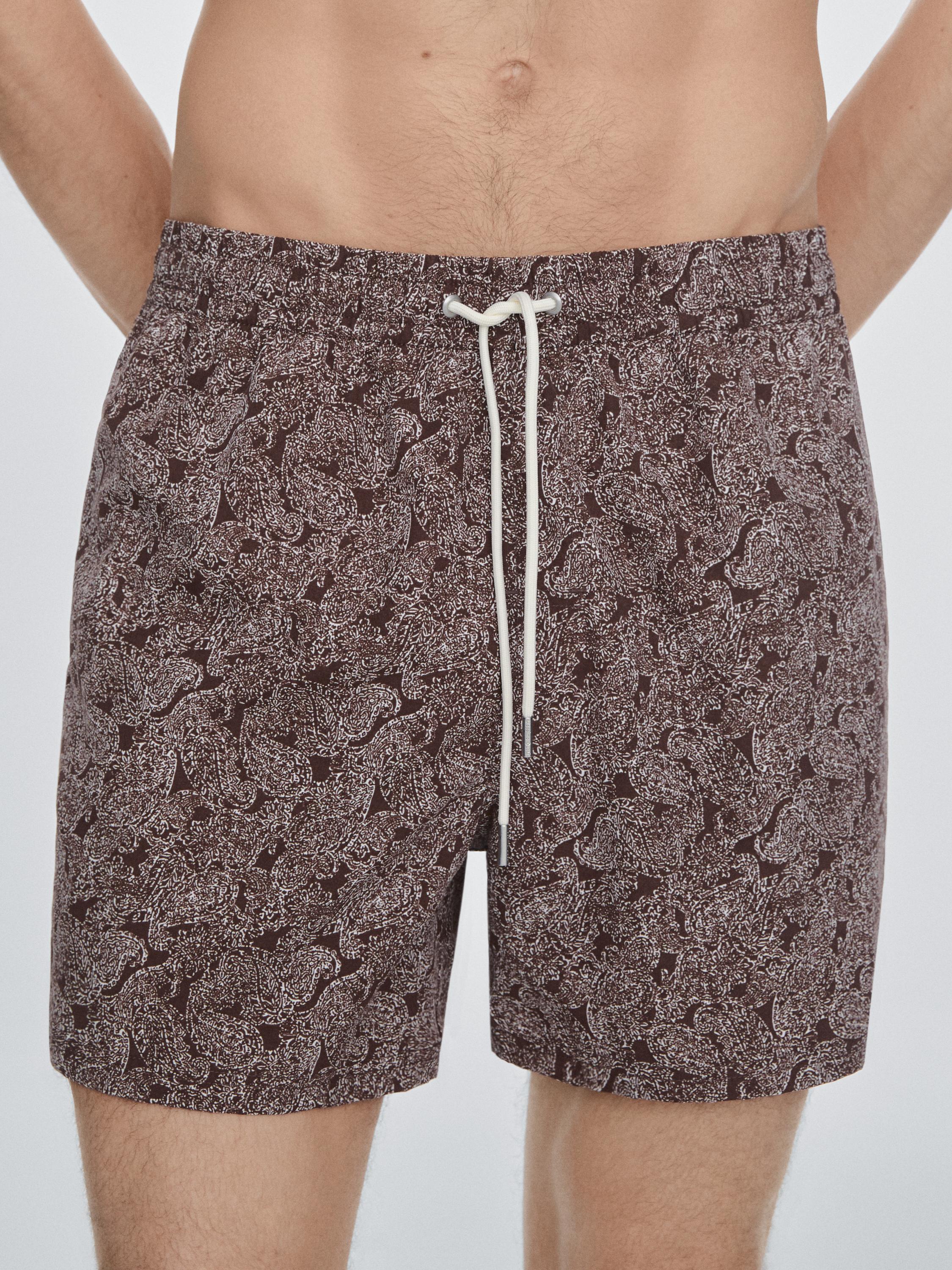 Bañador estampado paisley