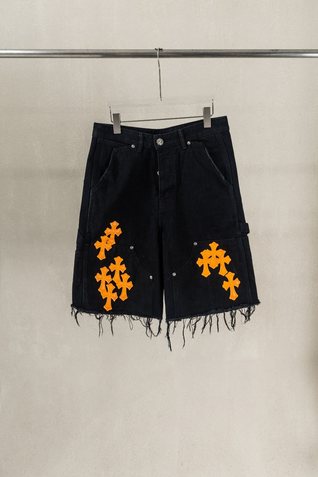 Chrome H Denim shorts