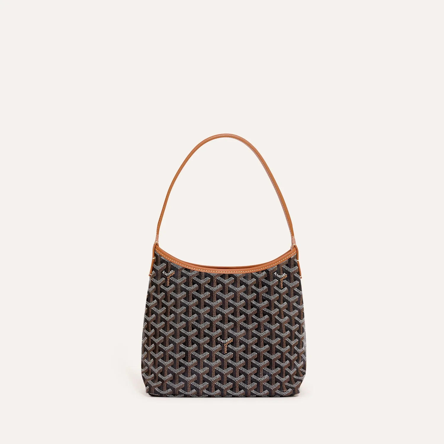 Goyard BOHEMEMINTY01CL03P Hobo Bohème Mini bag Black & Tan L 29 * W 11 * H 18.5(cm)
