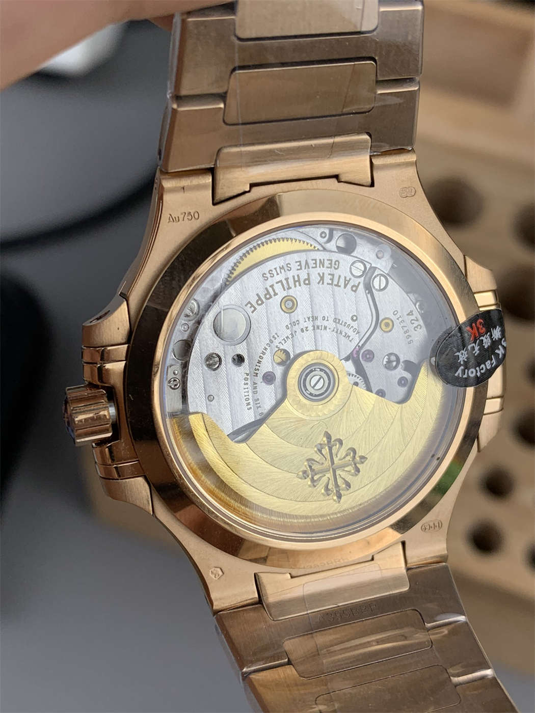 Patek Philippe 7118 Replica | 3K Factory Ladies Nautilus in Rose Gold & Diamonds