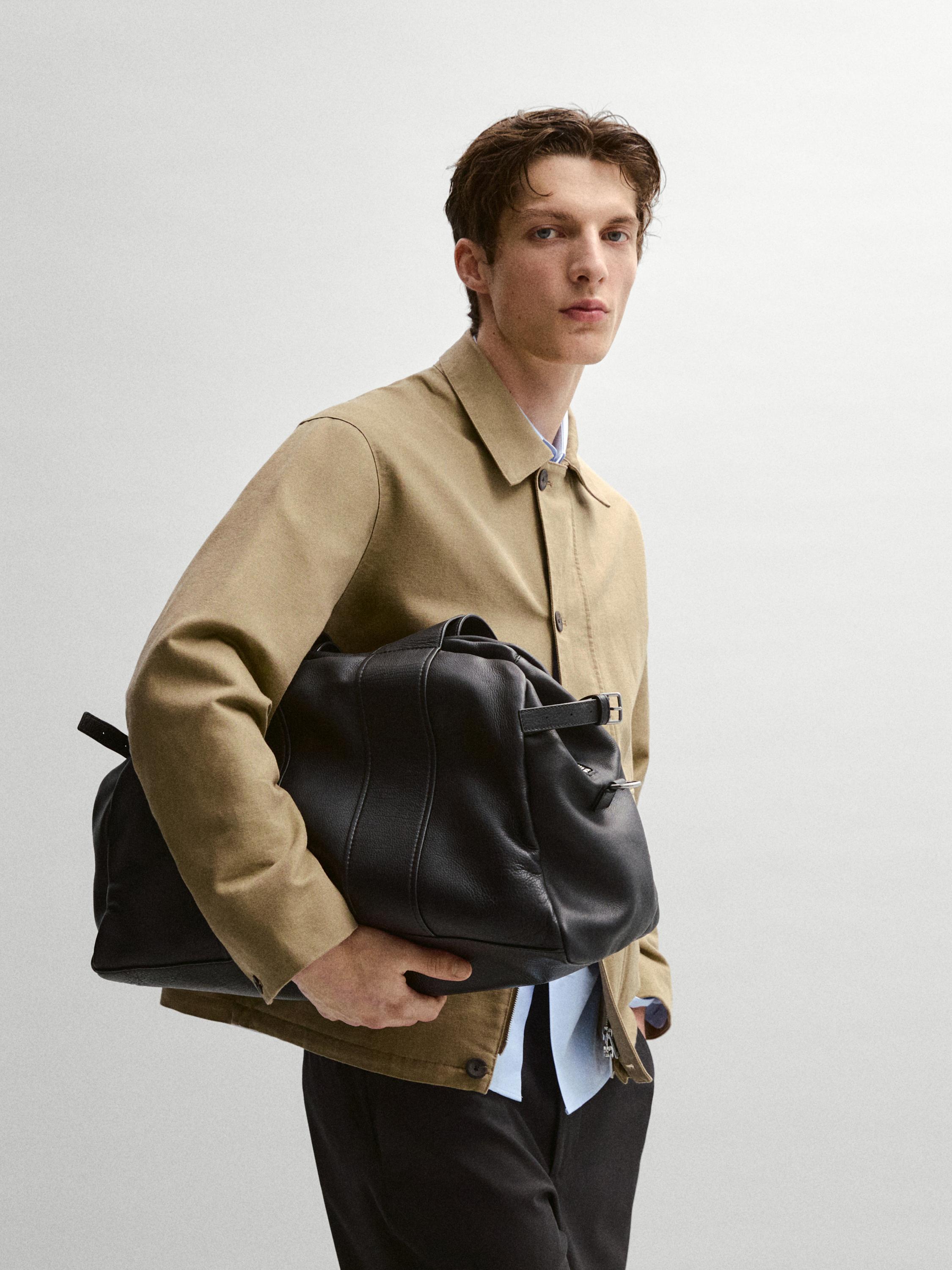 Bolso de viaje piel napa