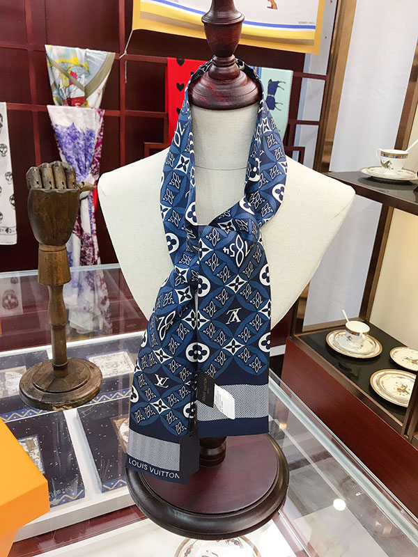 120x8cm Classical Embroidery Handbag Ribbon Scarf Neck Bow WJ-987038