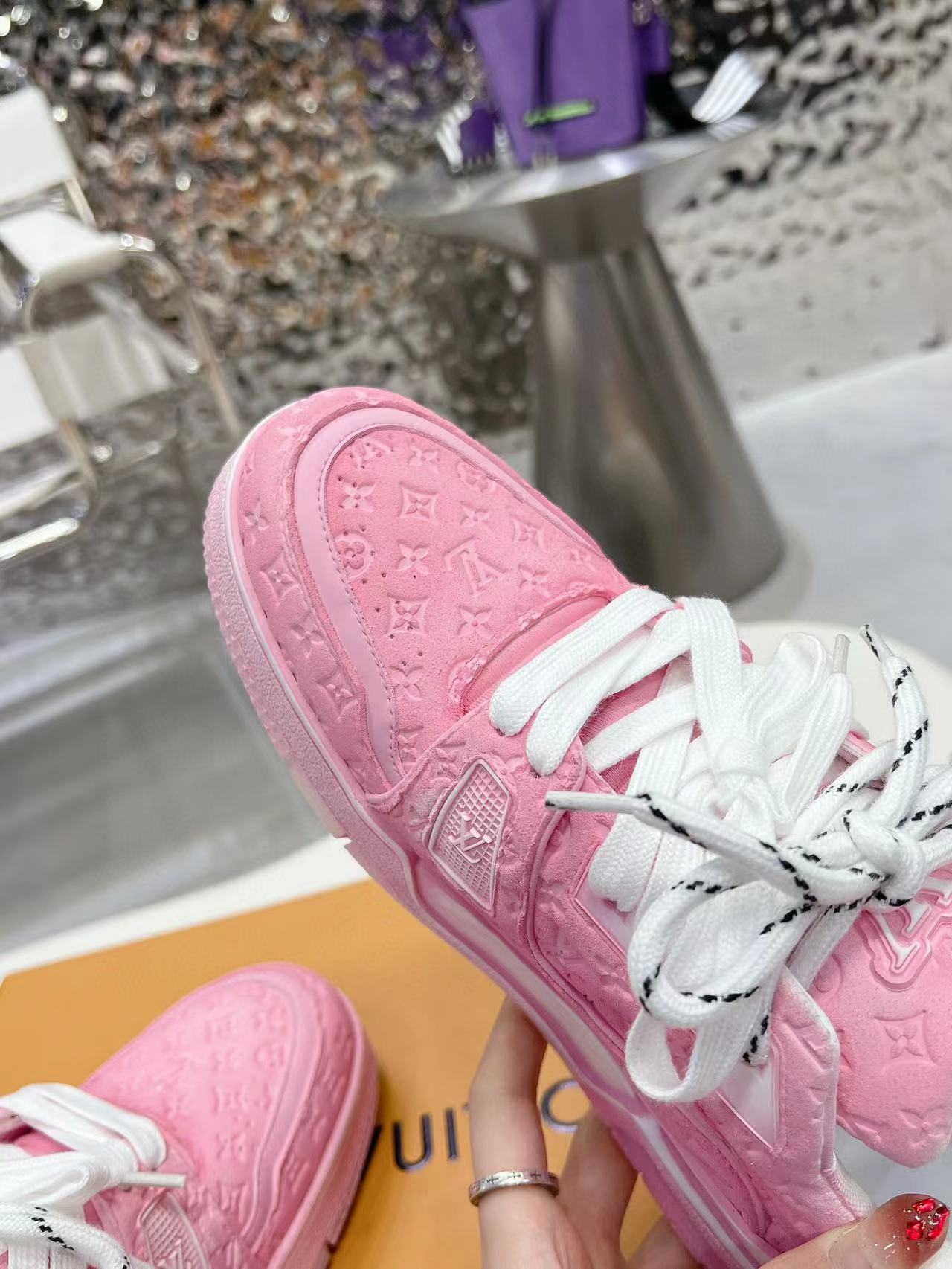 Classic Top quality Pink casual shoes LX-872166