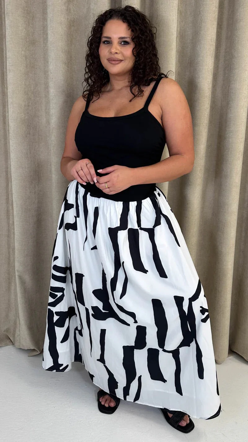 Jersey Cami Maxi Dress Mono