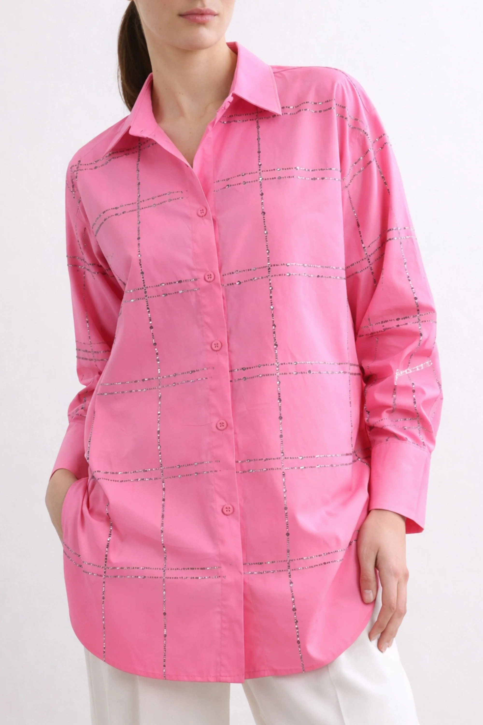 Pink Prism Crystal Shirt