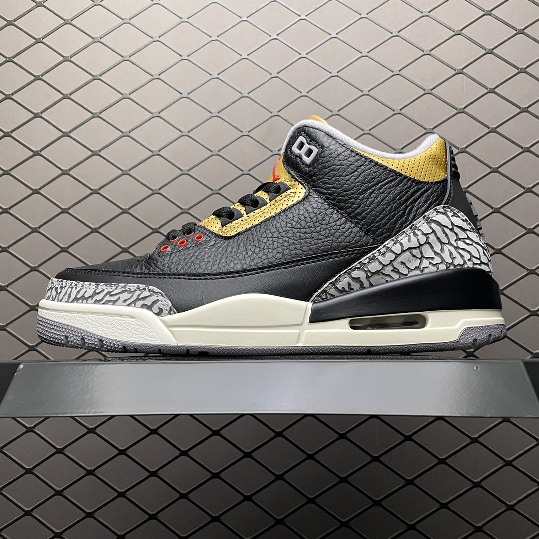 JRD 3 Retro Black Cement Gold CK9246-067