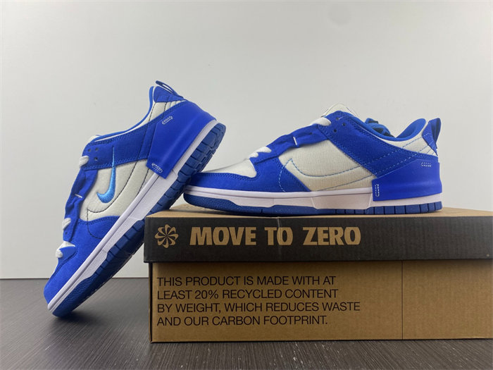 NK Dunk Low Disrupt 2 White University Blue DH4402-102