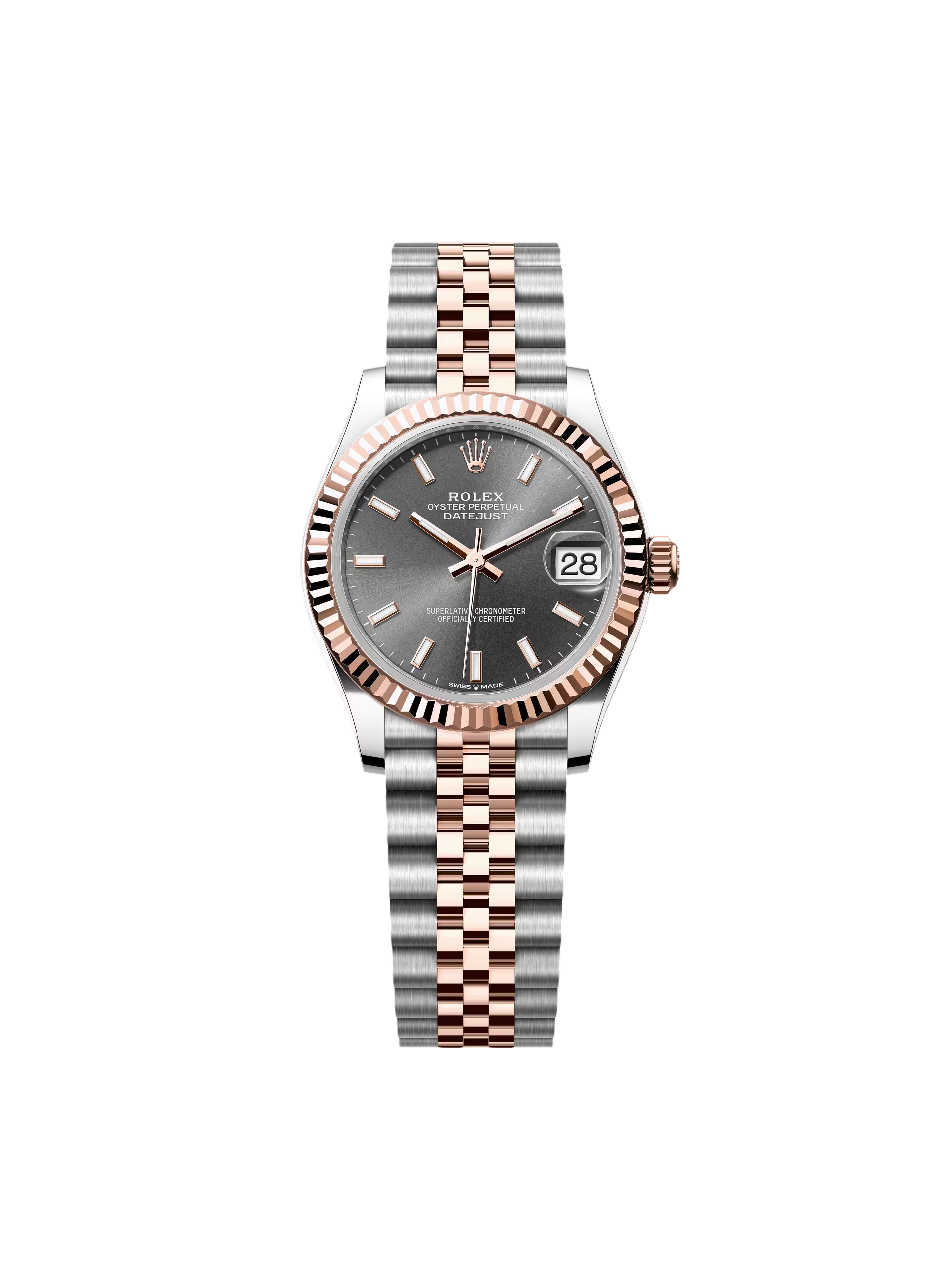 Rolex Datejust m278271-0017/0018 Slate 31mm Dial Oyster Bracelet Watch