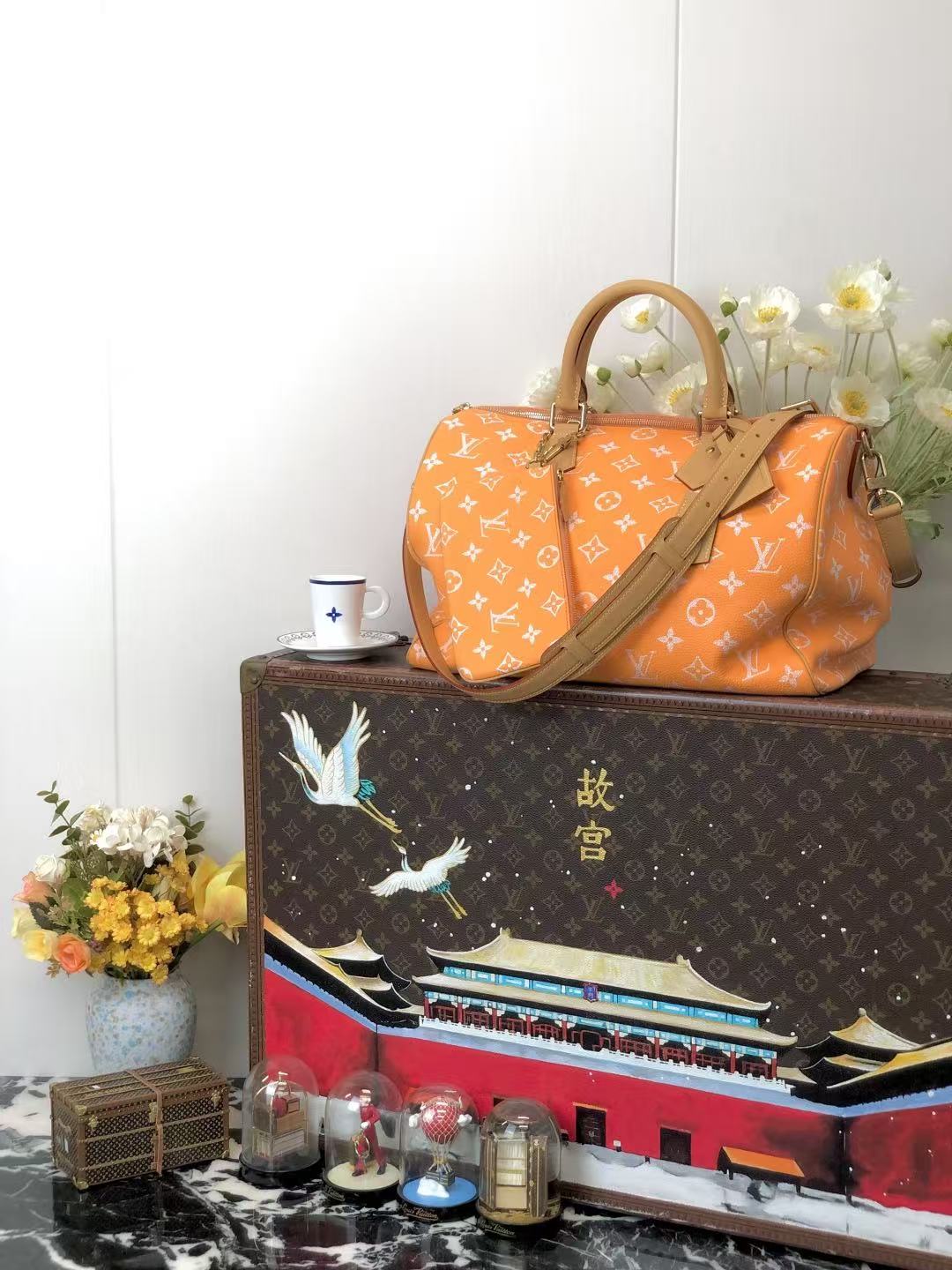 LV M13919 Speedy P9 bandouliere  40*26*23CM