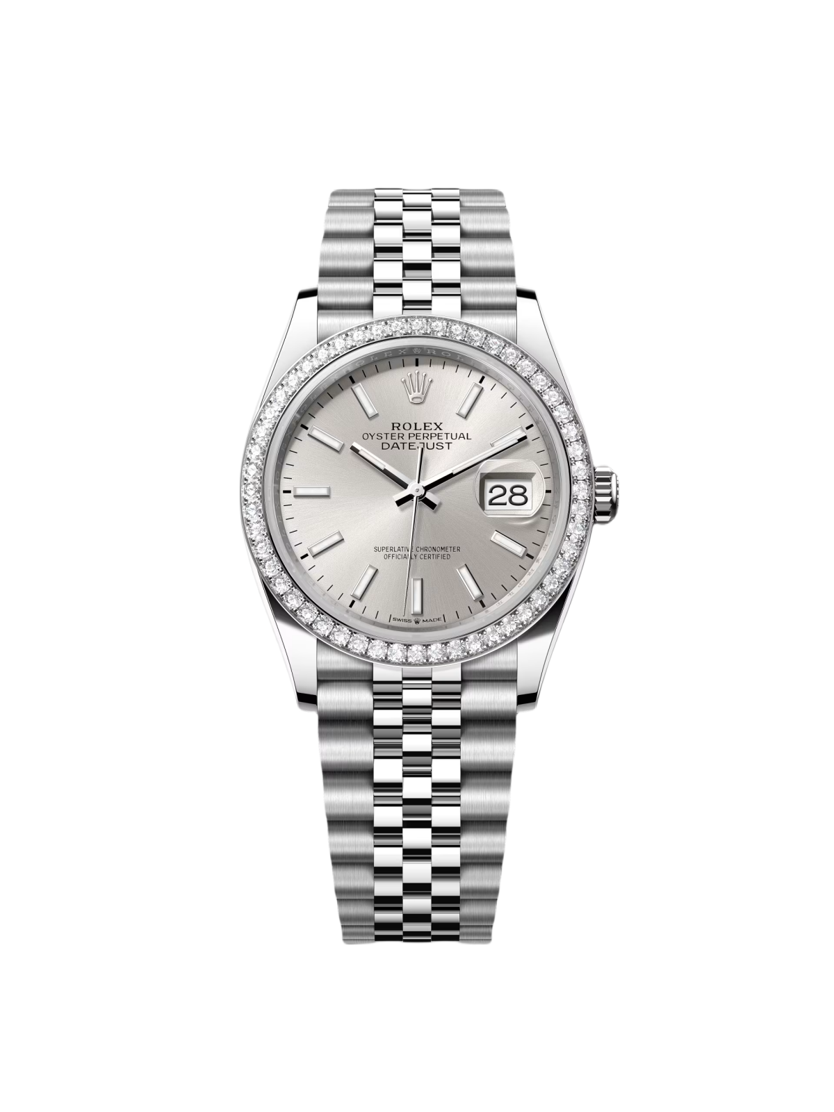 Rolex  Datejust 36mm 126284 Silver Dial  Watch