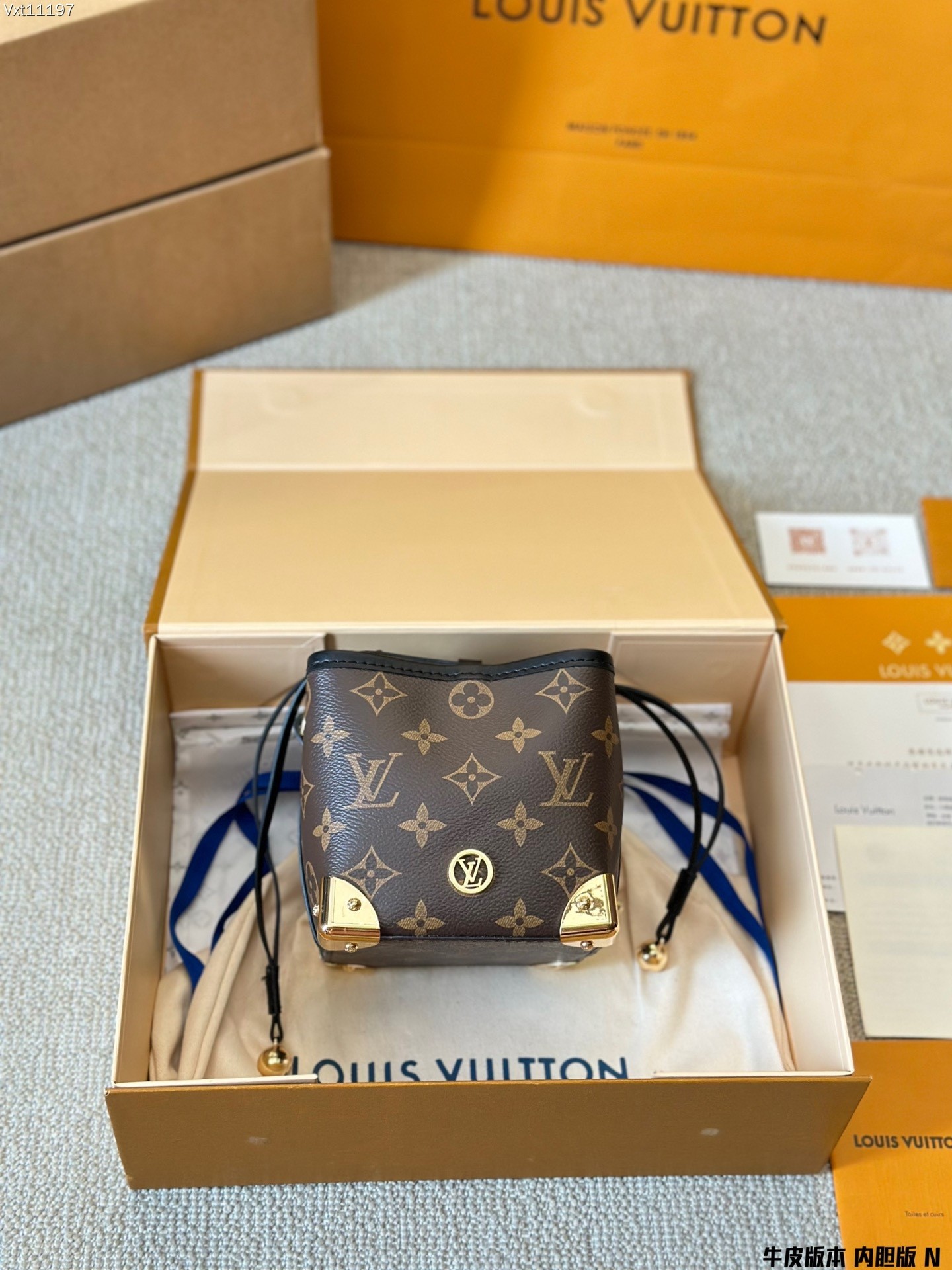 LV Bucket Bags 11.5x11.5x11.5cm（Multiple colors）