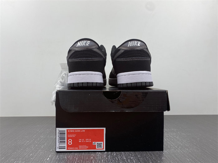 FD6923-001 NK Dunk Low Airbrush Swoosh Black