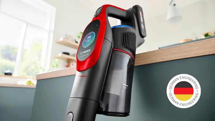 BOSCH - Aspirapolvere ricaricabile BCS1041PET-Black,Red