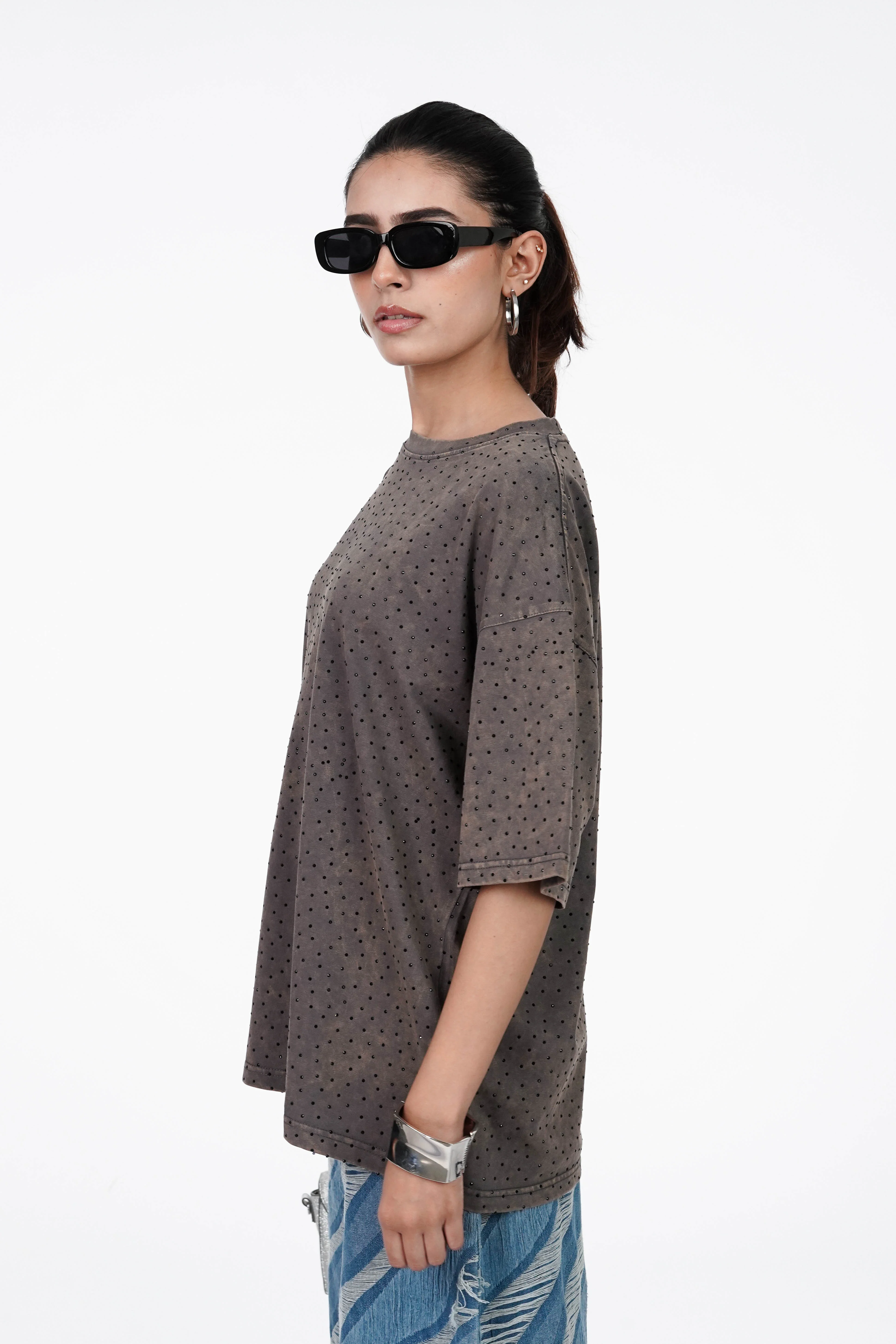 Ash Grey Sparkling T-shirt