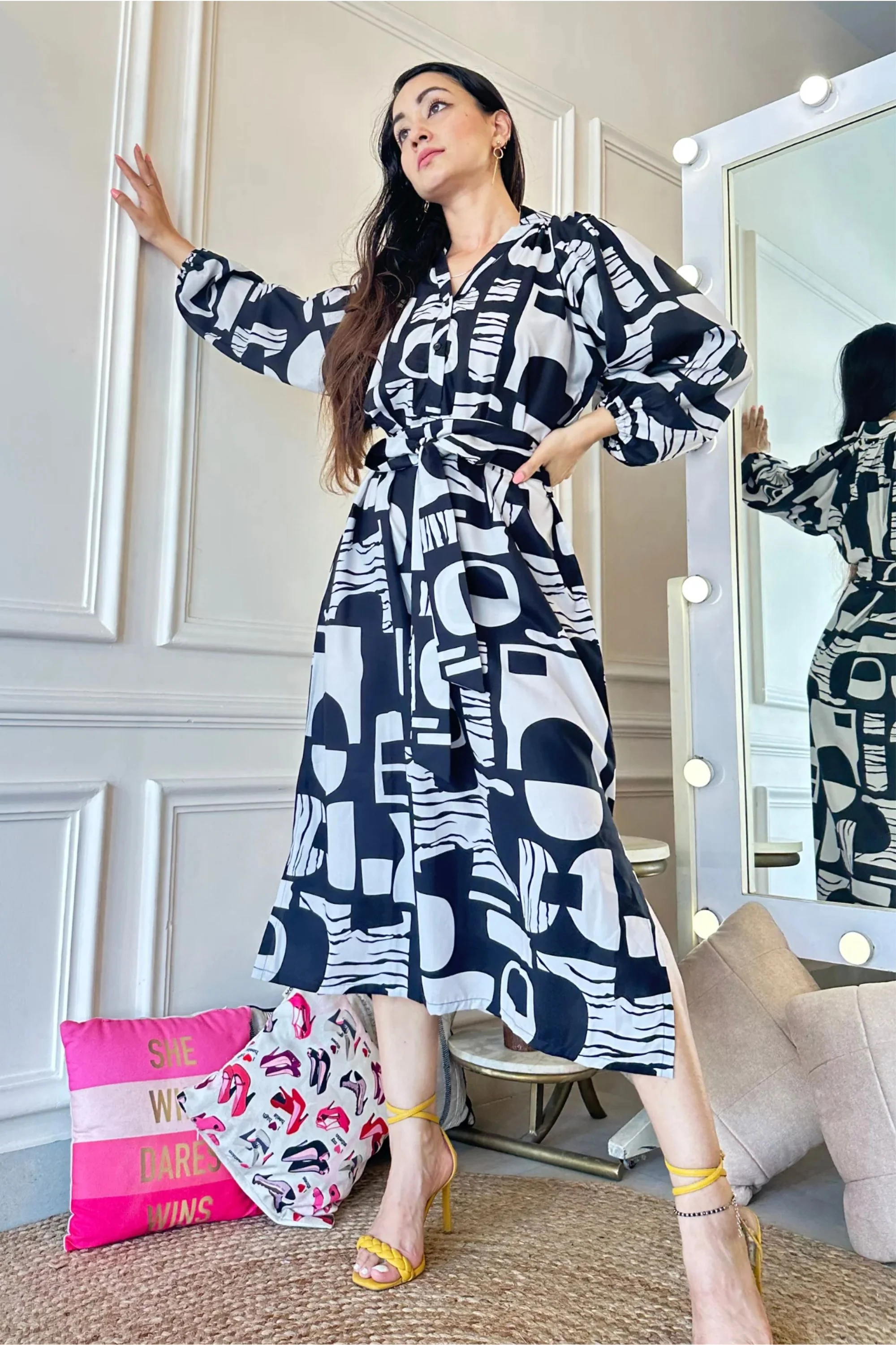 Black Sands Shirt Dress