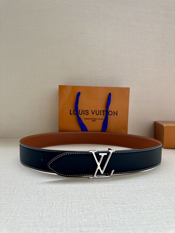 3 Color Fashion Top quality Adjustable steel Buckle 4cm Wide Real Leather Belt PD-862085