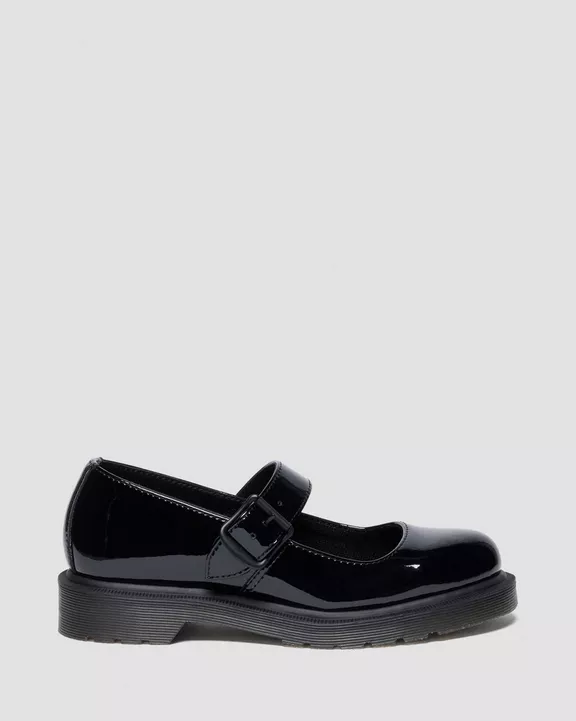 Mariel II Patent Leather Buckle Strap Shoes