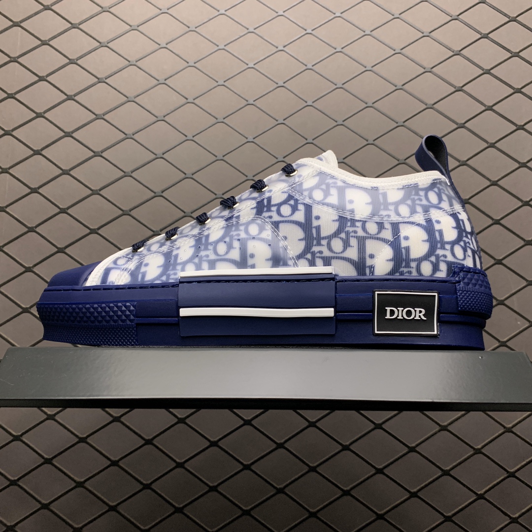 DR B23 LOW TOP OBLIQUE SNEAKER BLUE