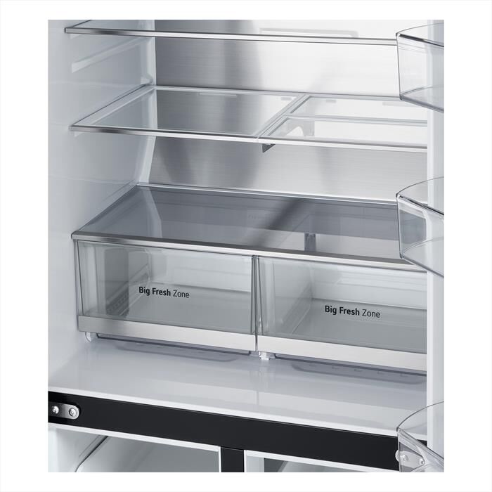 LG - Frigorifero 4 porte GMG860EPBE Classe E 508L-Black