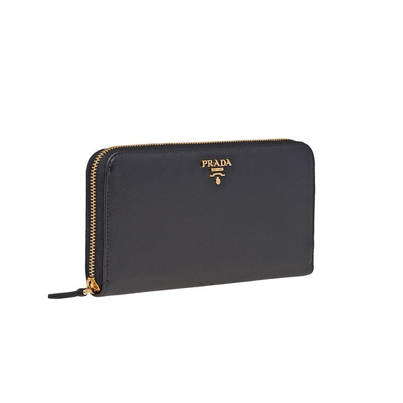 PRADA(プラダ) サフィアーノレザー 財布 ブラック