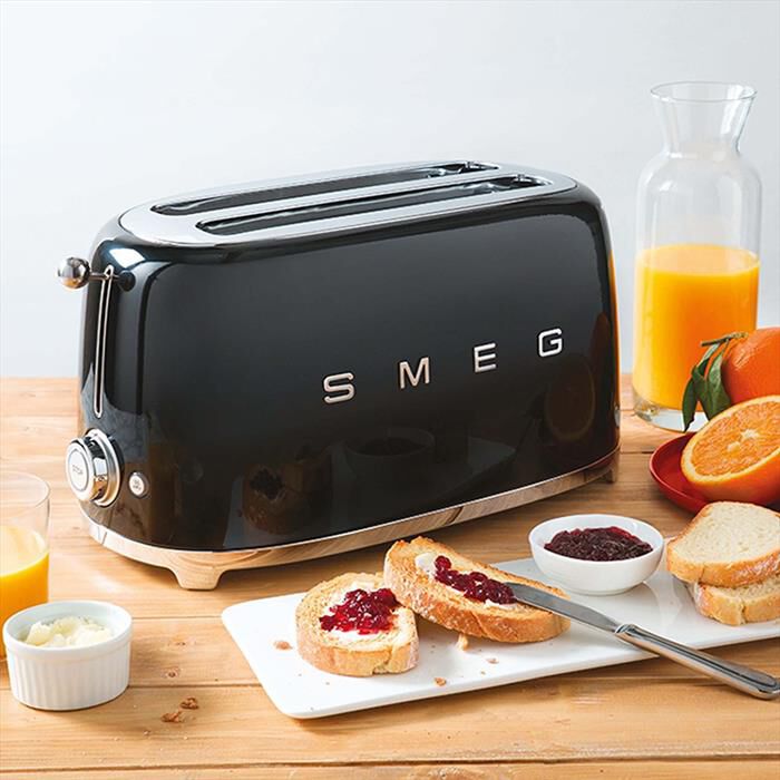 SMEG - Tostapane 50's Style  2x2 fette – TSF01BLEU-nero