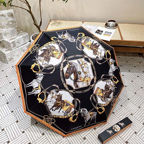 Windproof Automatic Folding Sun Umbrella UPF50+ YS-926034