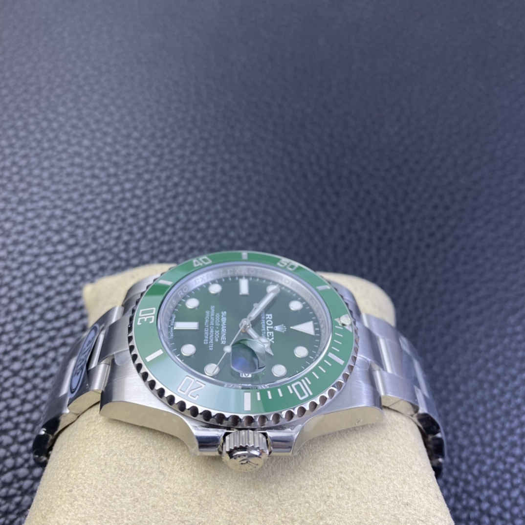 Clean 116610LN Replica Watch – Premium Rolex Submariner green Clone 40mm