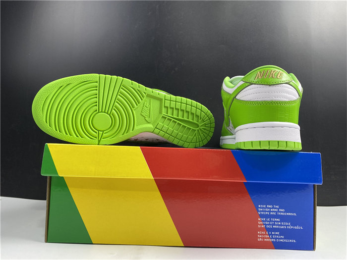 NK SB Dunk Low Supreme Stars Mean Green DH3228-101