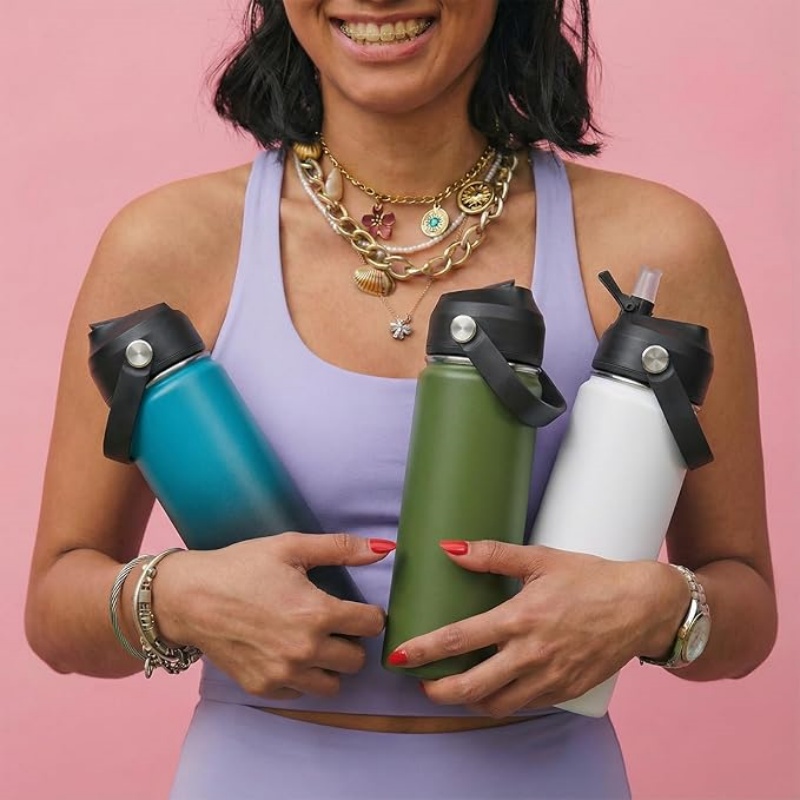 THERMOCLOUD 18oz Insulated Stainless Steel Water Bottle