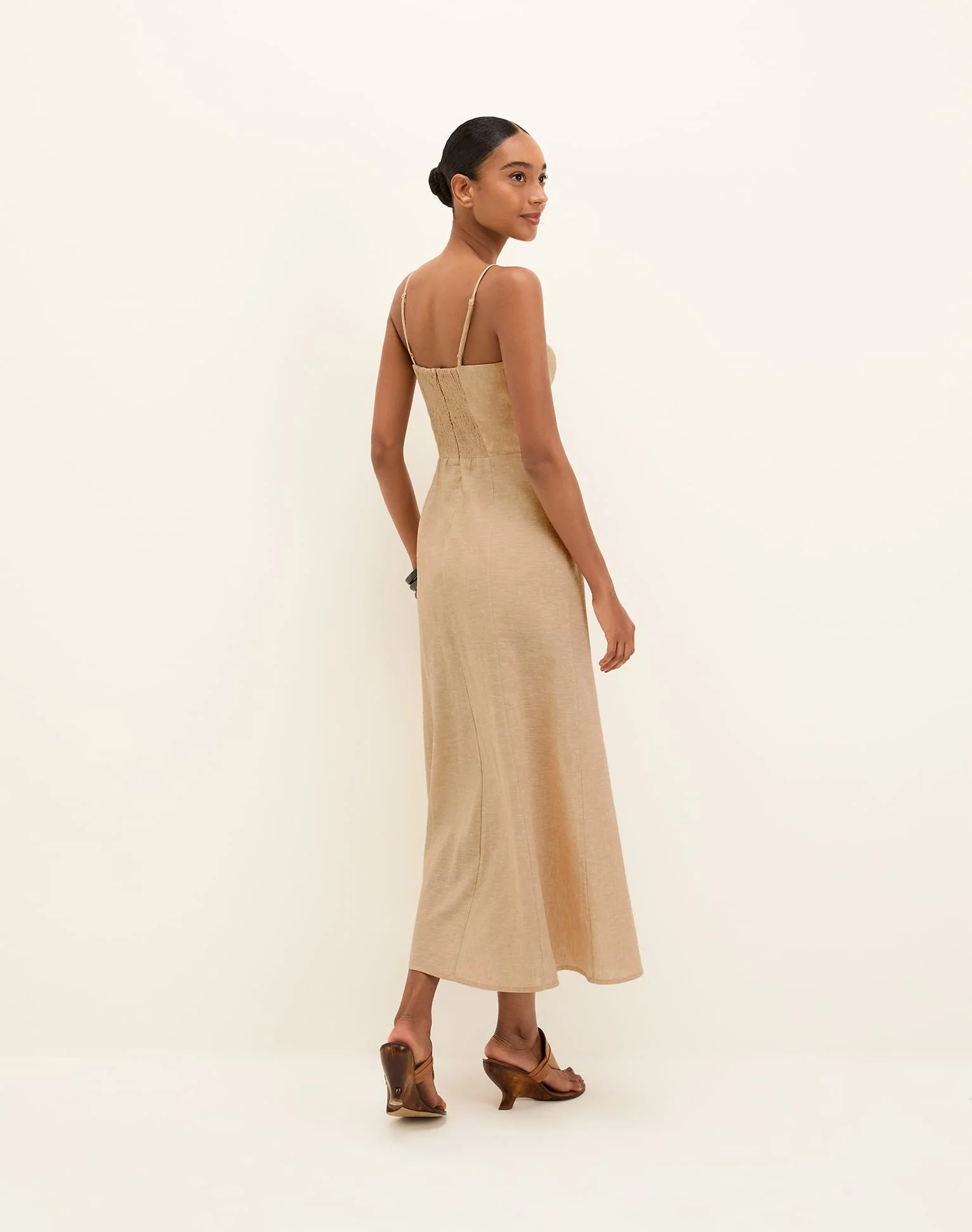 Bianca Long Dress - Raffia