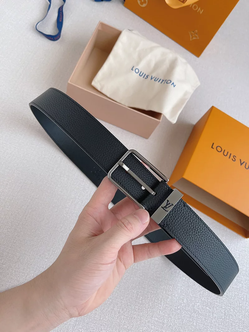 Wide1.4″ Calfskin Genuine Leather Man’s Belt PD-6900049