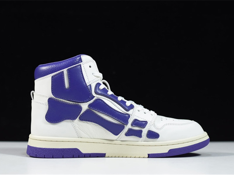AMR Skel Top Hi Purple White