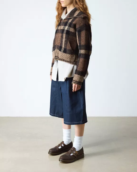 8065 Crazy Horse Leather Mary Jane Shoes