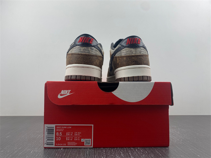 NK Dunk Low Premium CO.JP Brown Snakeskin FJ5434-120