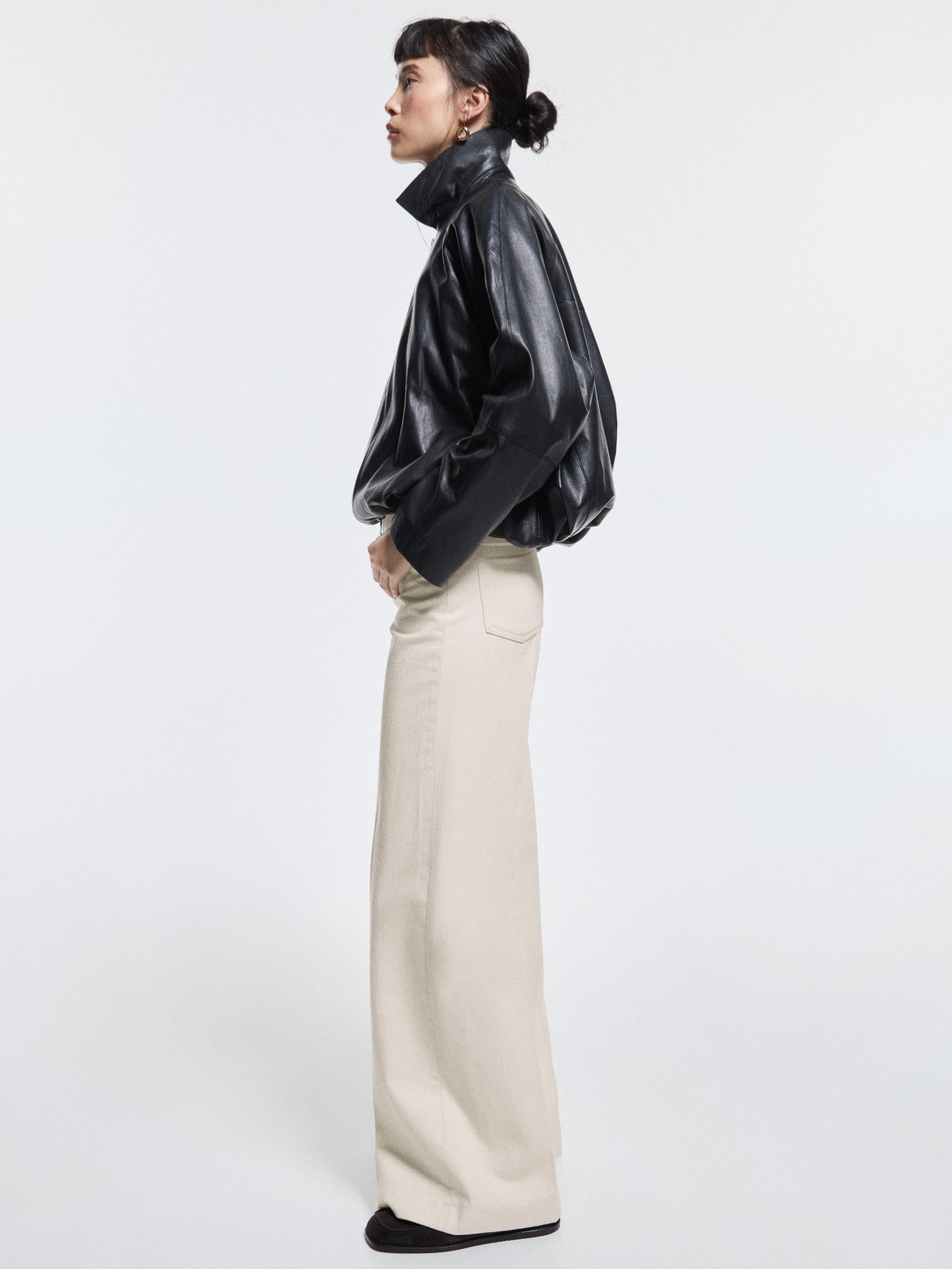Jeans palazzo tiro alto