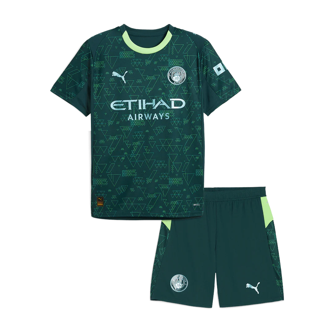 Manchester City Kid's EA SPORTS FC Kit - Jersey+Shorts 2025/26