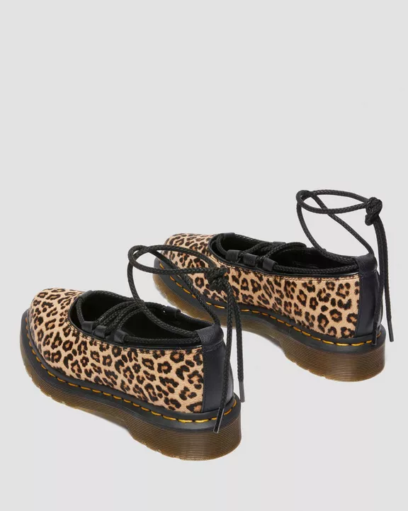 Elphie II leopard ballet flats