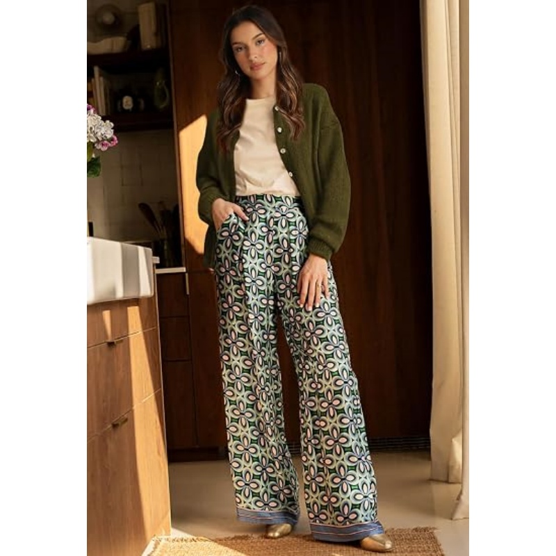 Women Fall Crewneck Button‑Down Knit Cardigan Long Sleeve Drop‑Shoulder Loose Cropped Textured Knit Outerwear