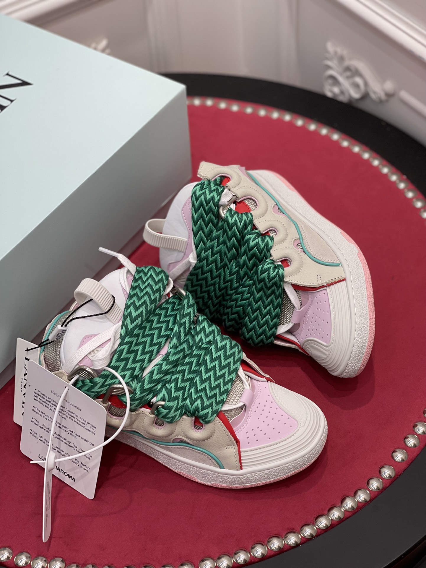 LAN Curb SneakerBeige Pink FM-SKRK11-DALL-P225205