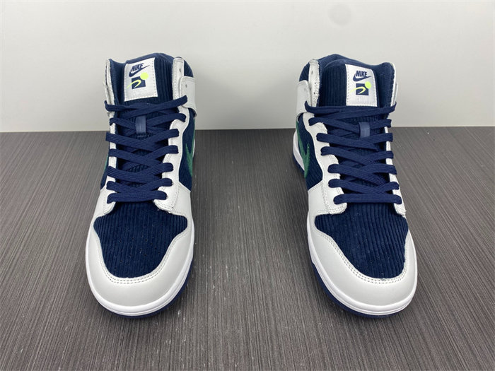 NK Dunk High Sports Specialties White Navy DH0953-400