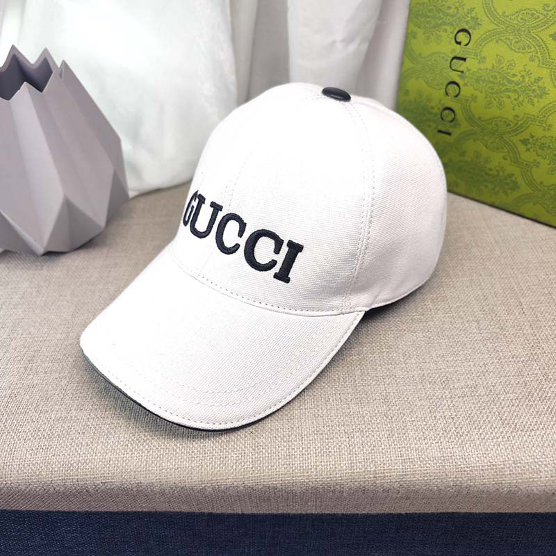 Classical Embroidery Adjustable White Baseball Cap MZ-916115