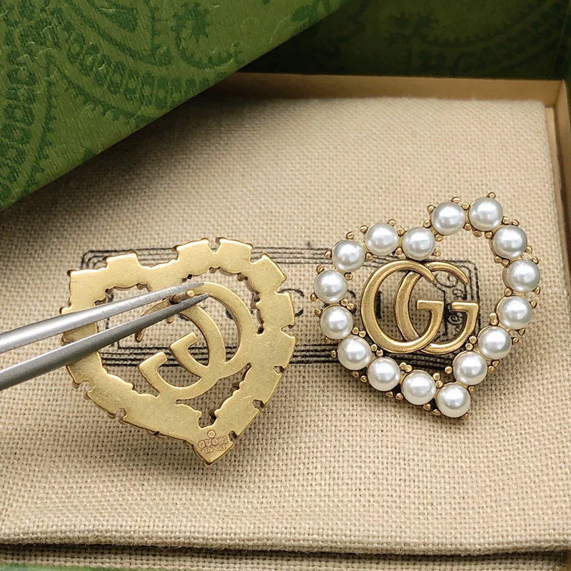 Fashion Pearls Hearts earrings ED-931255