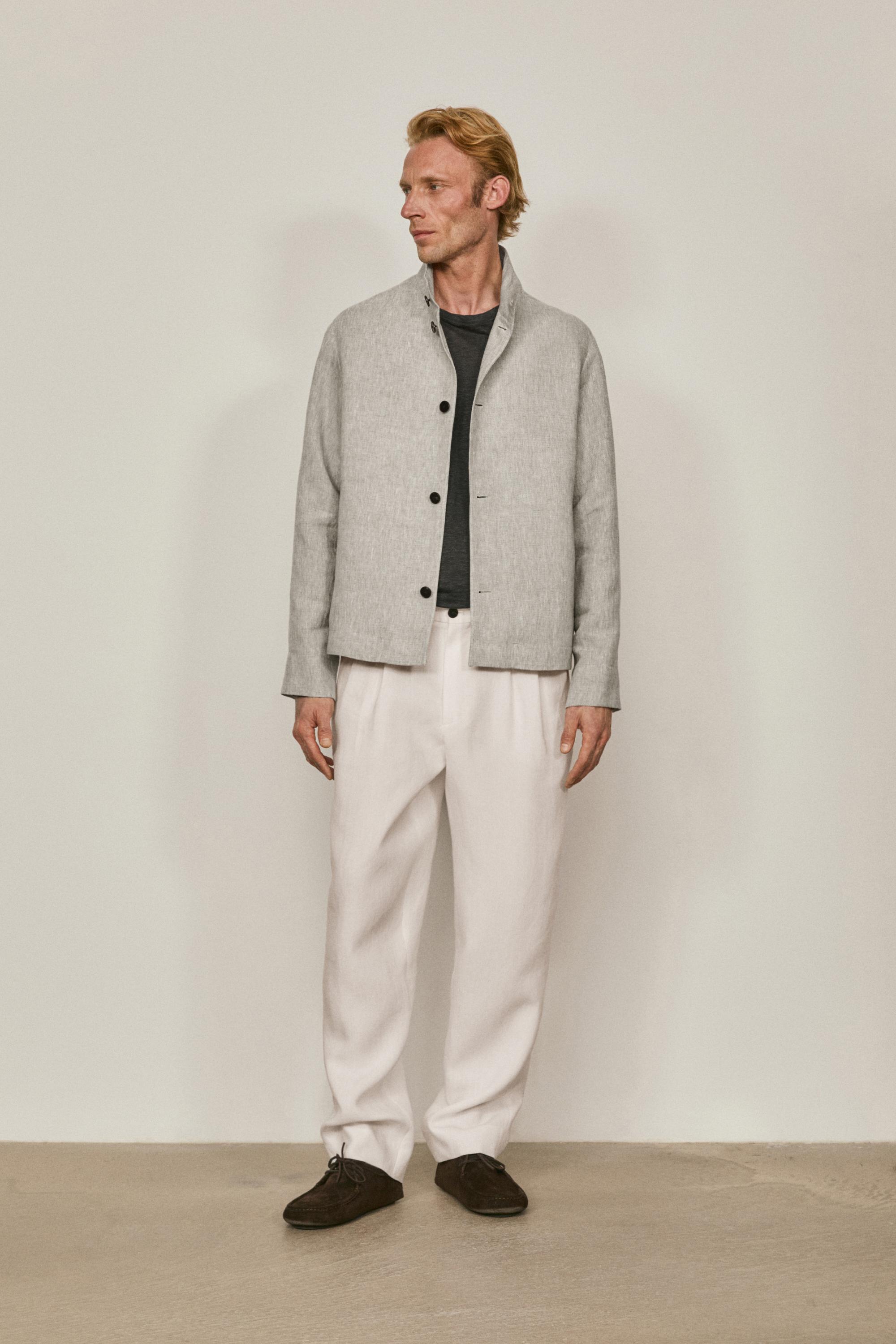 Chaqueta bomber total look lino - LIMITED EDITION