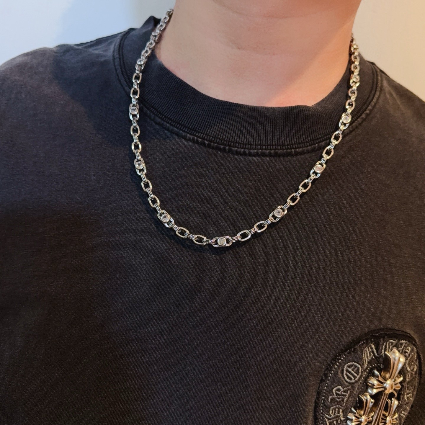 Chrome H Necklace