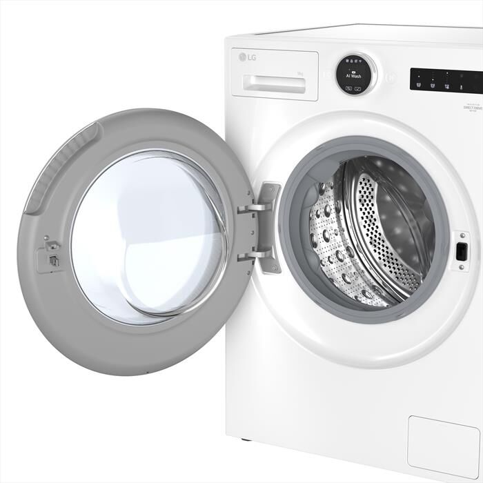 LG - Lavatrice AI DD F4X7009TWB 9 Kg Classe A-Ivory White
