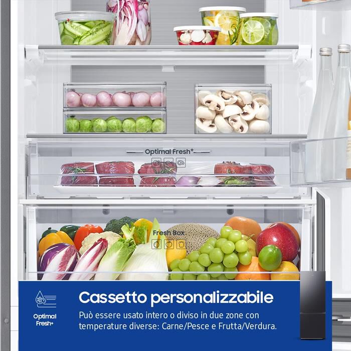 SAMSUNG - Frigorifero combinato RB53DG706AB1EF F1RST75 AI-ANTRACITE