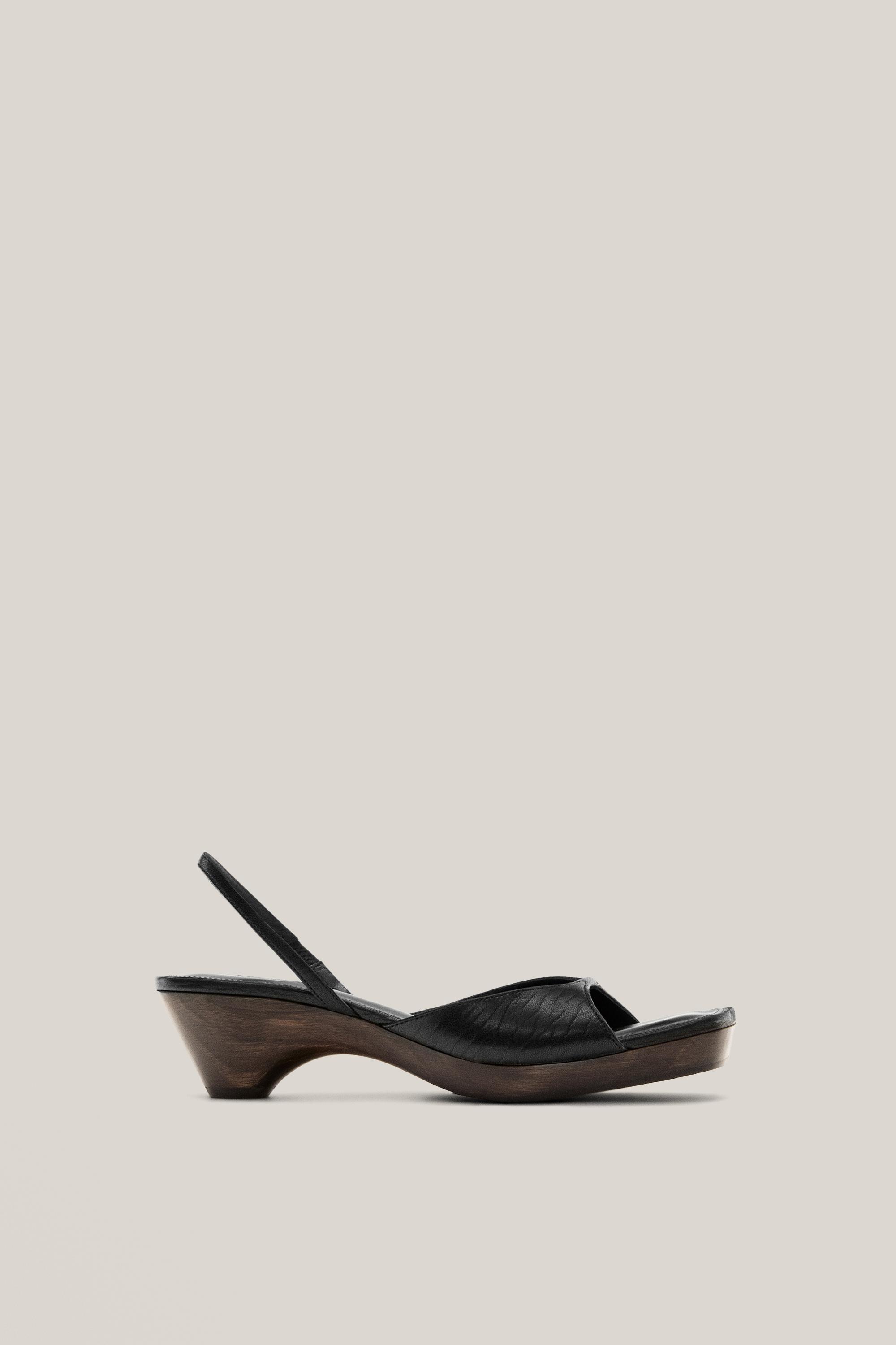 Sandalia tacón madera - Edición limitada