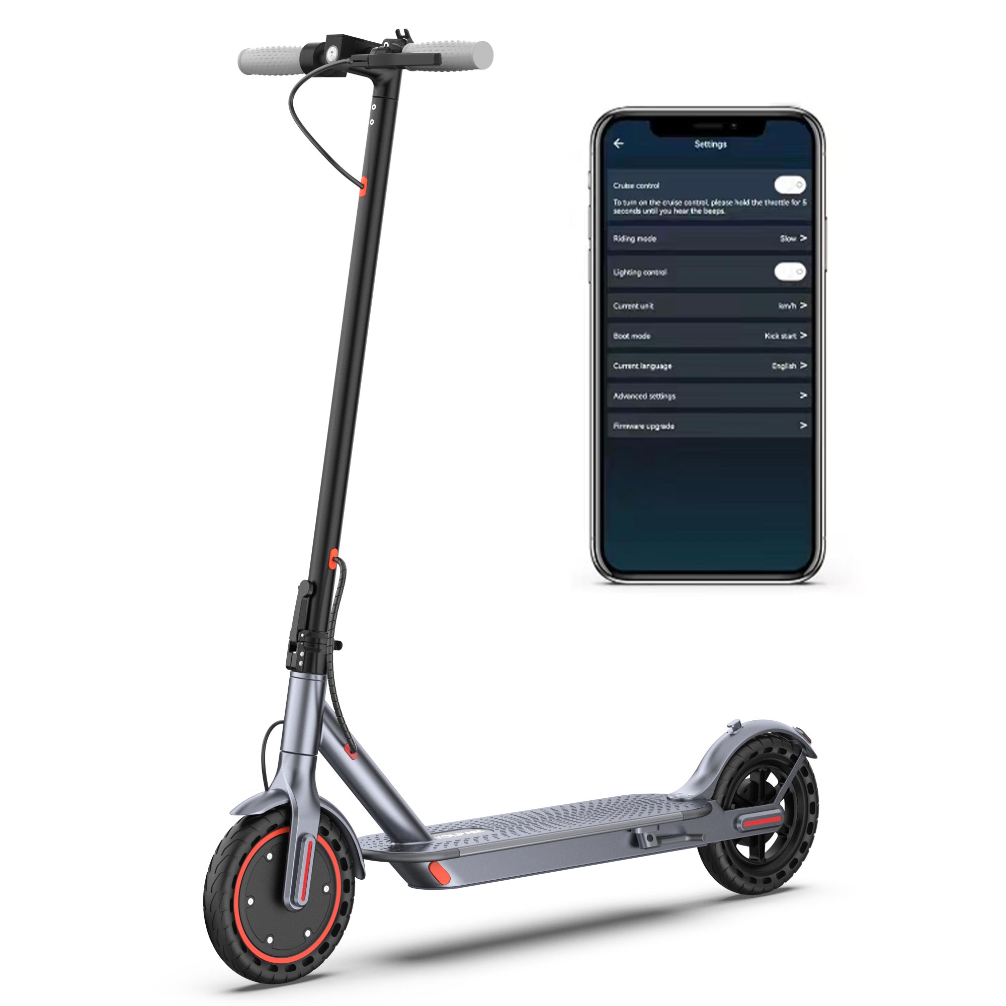 Volpam SP03 Electric Scooter 350W Dual Brake App LCD Display Waterproof Foldable-US