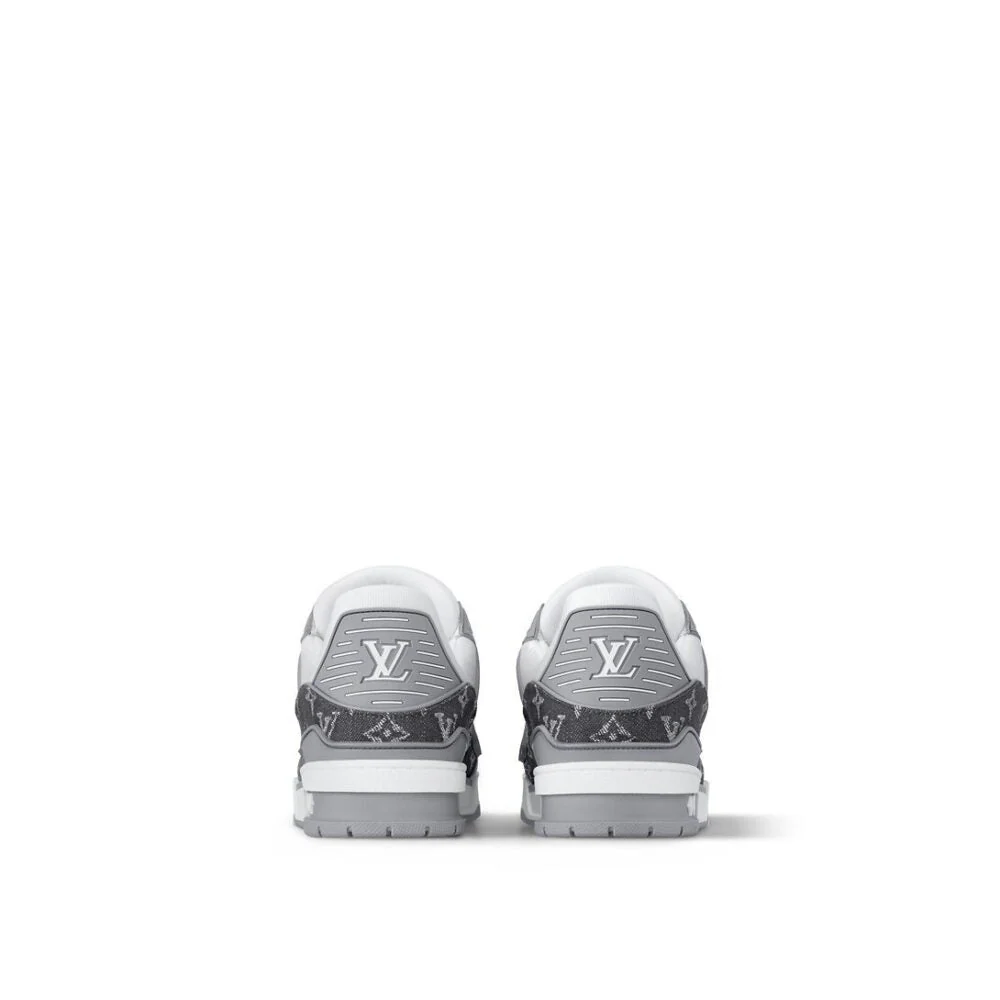 L.V  Trainer Sneaker ‘Denim Monogram Grey’